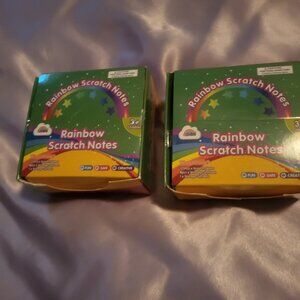 Mini Rainbow Scratch Pads (new in box)